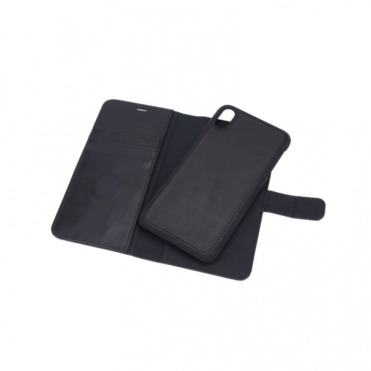 Radicover Säteilysuojattu Lompakko Nahka iPhone Xs Max 2in1 Magneetti Musta Radicover Säteilysuojattu Lompakko Nahka iPhone Xs Max 2in1 Magneetti Musta