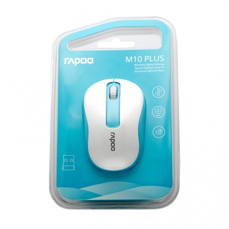 Rapoo Mouse M10 Plus Wireless 2.4GHz Blue Rapoo Mouse M10 Plus Wireless 2.4GHz Blue