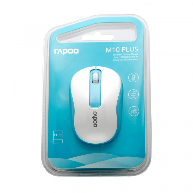 Rapoo Mouse M10 Plus Wireless 2.4GHz Blue Rapoo Mouse M10 Plus Wireless 2.4GHz Blue