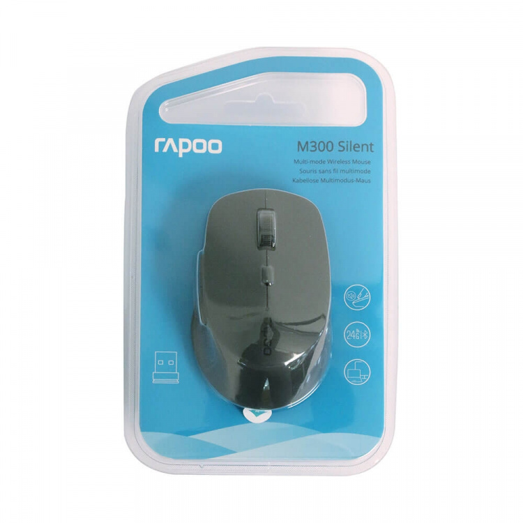 Rapoo Mouse M300 Wireless Multi-Mode Dark Grey