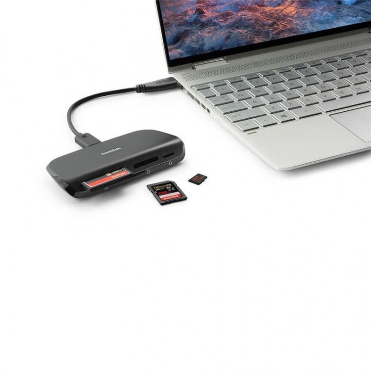 SANDISK läsare USB-C PRO
