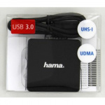 Hama Kortinlukija USB 3.0 Multi SD/microSD/CF Musta