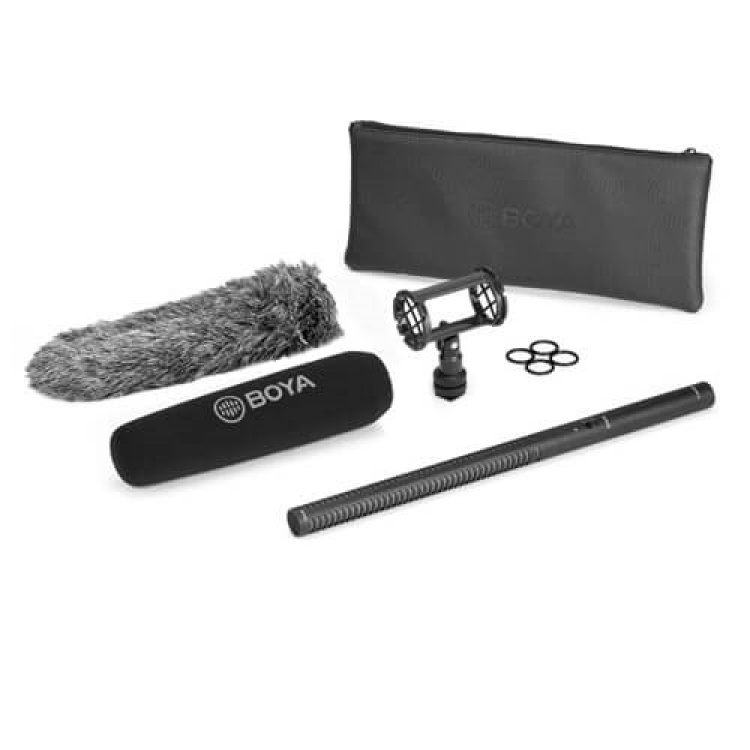 BOYA Mikrofoni Shotgun Medium BY-PVM3000M Kondensaattori XLR