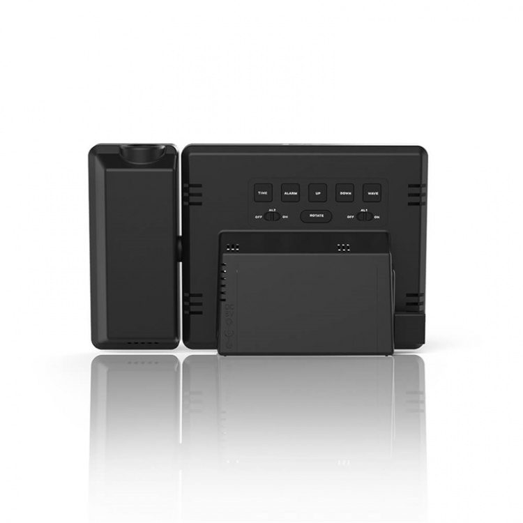 HAMA Herätyskello Projektion Plus Charge Musta