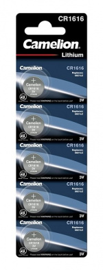 Camelion CR1616/3V, nappiparisto, litium, 5-pack 5-pack