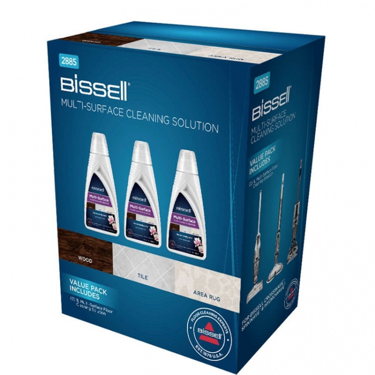 Bissell MultiSurface Detergent CrossWave/SpinWave Trio Pack 3 x 1 L