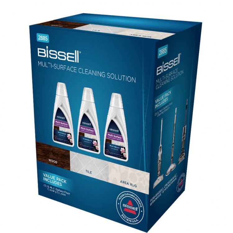 Bissell MultiSurface Detergent CrossWave/SpinWave Trio Pack 3 x 1 L