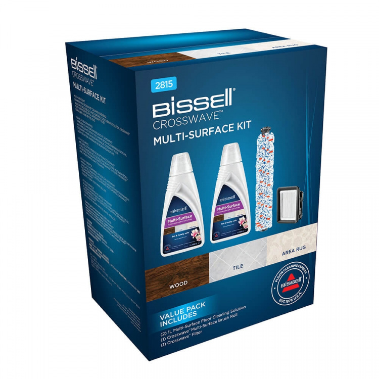Bissell MultiSurface Cleaning Pack 2x1789L + Harja + Filtteri