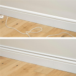 D-LINE Kaapelikanavasetti 20x10mm 4x Kaapelikanava/Lisätarvikkeet 1.0m