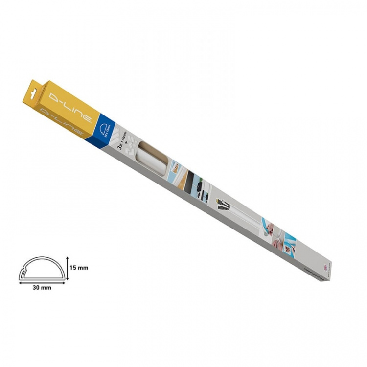 D-LINE Kaapelikanavasetti 30x15mm 3x Kaapelikanava/Lisätarvikkeet 1.0m D-LINE Kaapelikanavasetti 30x15mm 3x Kaapelikanava/Lisätarvikkeet 1.0m