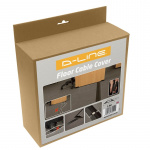 D-LINE Lattia Kaapelikanava PVC Pro Musta 1.8m