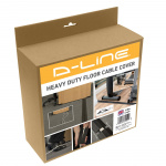 D-LINE Lattia Kaapelikanava PVC Pro Musta 1.8m