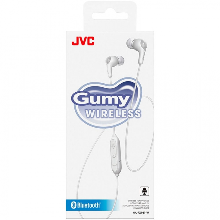 JVC Kuulokkeet FX9BT Gumy In-Ear Langaton Mic Valkoinen JVC Kuulokkeet FX9BT Gumy In-Ear Langaton Mic Valkoinen