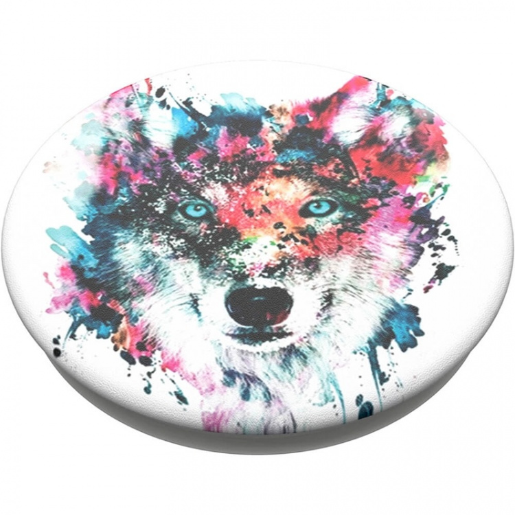 PopSockets Wolf Irrotettava Grip Telinetoiminnolla