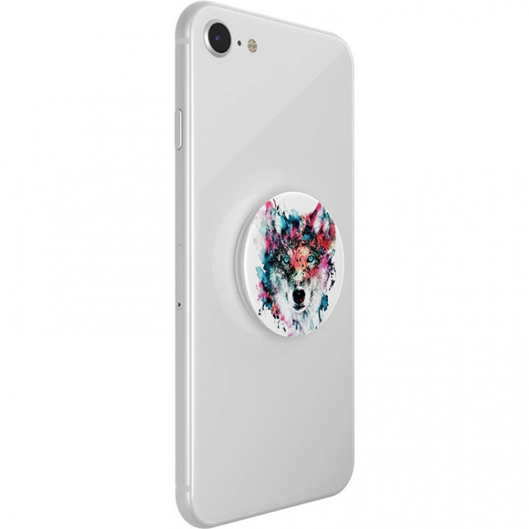 PopSockets Wolf Irrotettava Grip Telinetoiminnolla