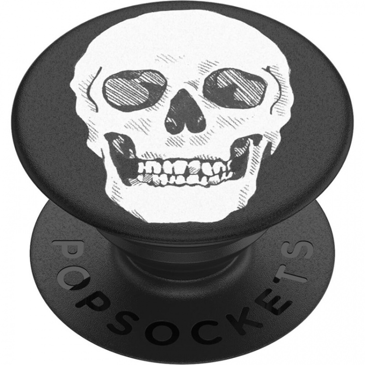 POPSOCKETS Shaky Bones White Irrotettava Grip Telinetoiminnolla