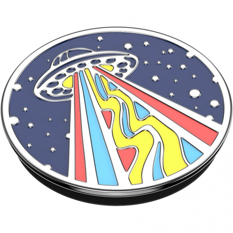 PopSockets Enamel Outta This World Navy Irrotettava Grip Telinetoiminnolla Premium