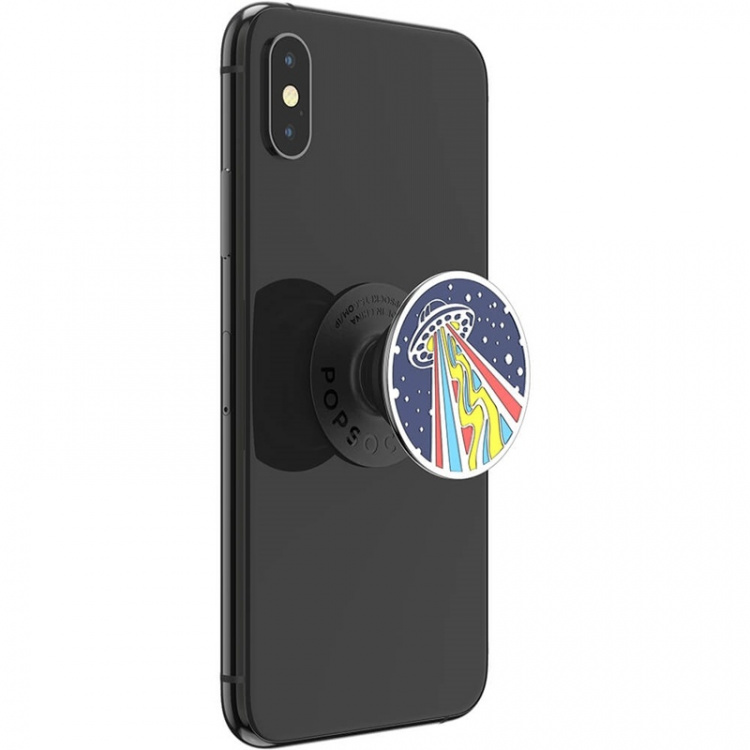PopSockets Enamel Outta This World Navy Irrotettava Grip Telinetoiminnolla Premium