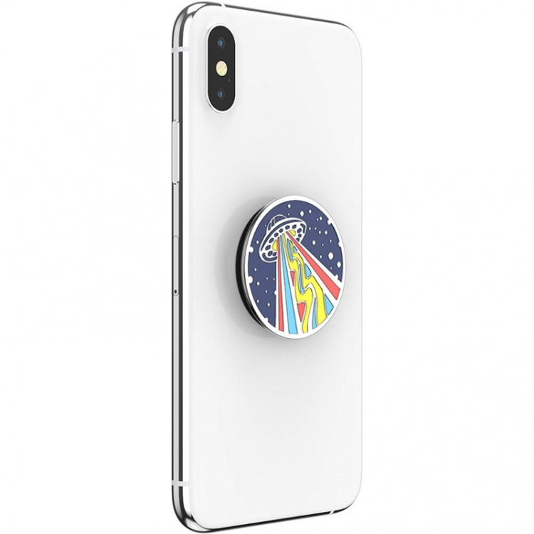 PopSockets Enamel Outta This World Navy Irrotettava Grip Telinetoiminnolla Premium