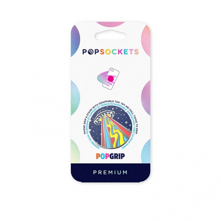 PopSockets Enamel Outta This World Navy Irrotettava Grip Telinetoiminnolla Premium