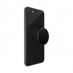 PopSockets Aluminum Black Irrotettava Grip Telinetoiminnolla Premium