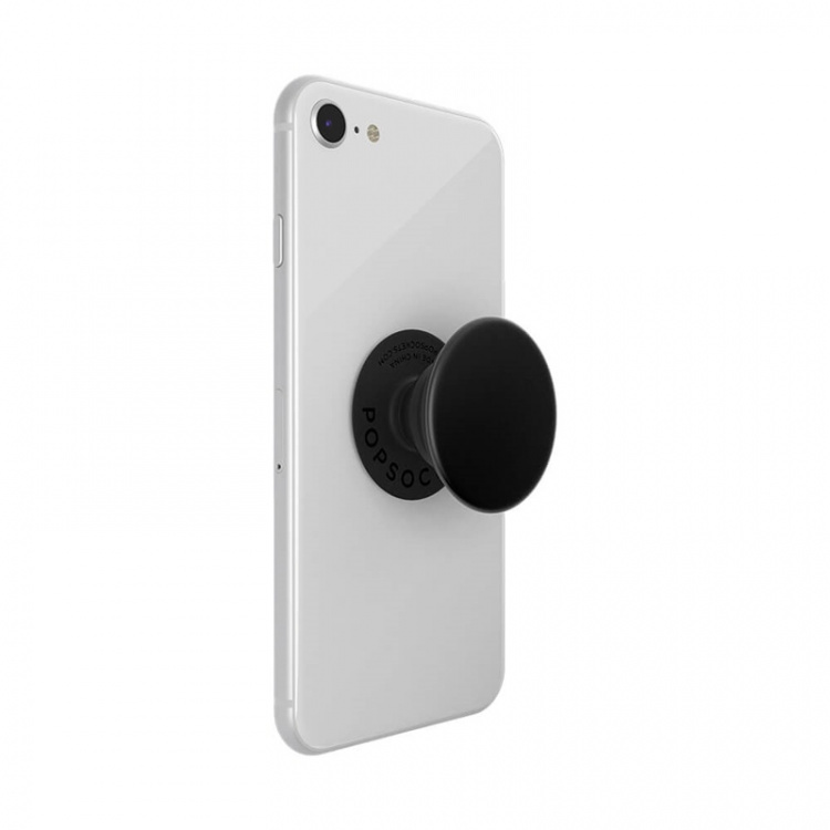 PopSockets Aluminum Black Irrotettava Grip Telinetoiminnolla Premium