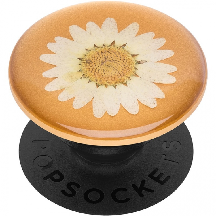PopSockets Pressed Flower White Daisy Irrotettava Grip Telinetoiminnolla Premium