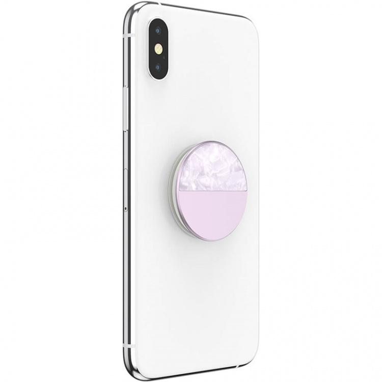 PopSockets Glam Inlay Acetate Lilac Irrotettava Grip Telinetoiminnolla LUXE