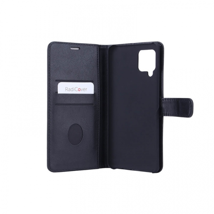 Radicover Säteilysuojattu Lompakko PU Samsung A42 Flipcover Musta Radicover Säteilysuojattu Lompakko PU Samsung A42 Flipcover Musta