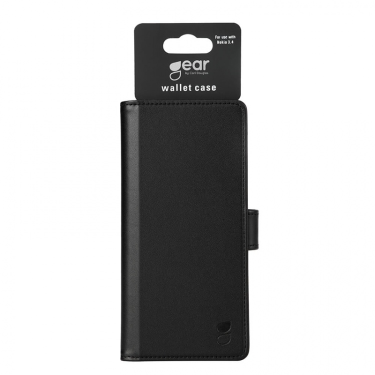 Gear Lompakko Musta - Nokia 3.4