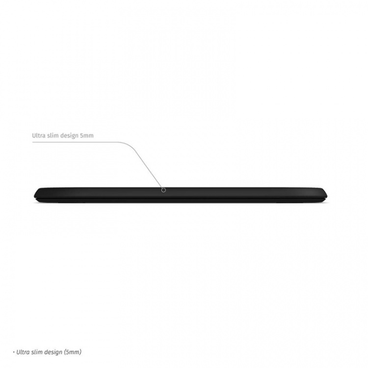 Zens Essential Single Laturi QI 10W Svart 5mm Slim (Apple + Samsung QC)