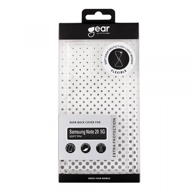 Gear Suojakuori TPU Läpinäkyvä - Samsung Note 20 5G