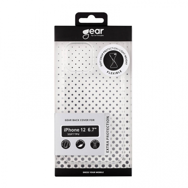 Gear Suojakuori TPU Läpinäkyvä - iPhone 12 Pro Max