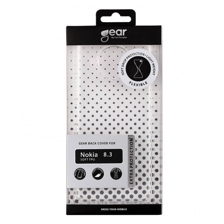 Gear Suojakuori TPU Läpinäkyvä - Nokia 8.3 Gear Suojakuori TPU Läpinäkyvä - Nokia 8.3