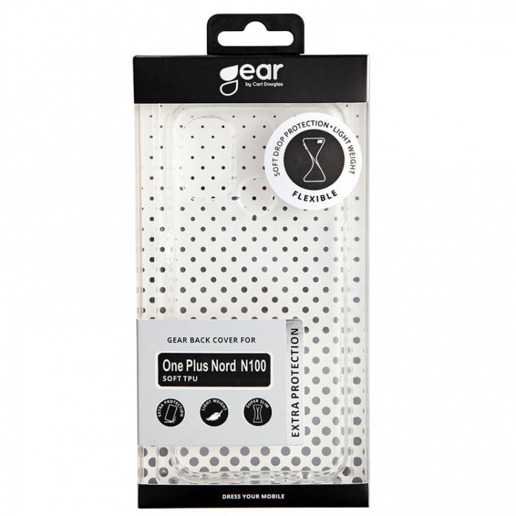 Gear Suojakuori TPU Läpinäkyvä - Oneplus Nord N100