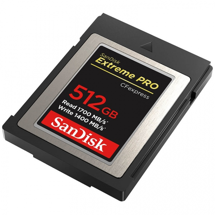 SANDISK Cfexpress Extreme PRO 512GB 1700MB/s 1400MB/s SANDISK Cfexpress Extreme PRO 512GB 1700MB/s 1400MB/s