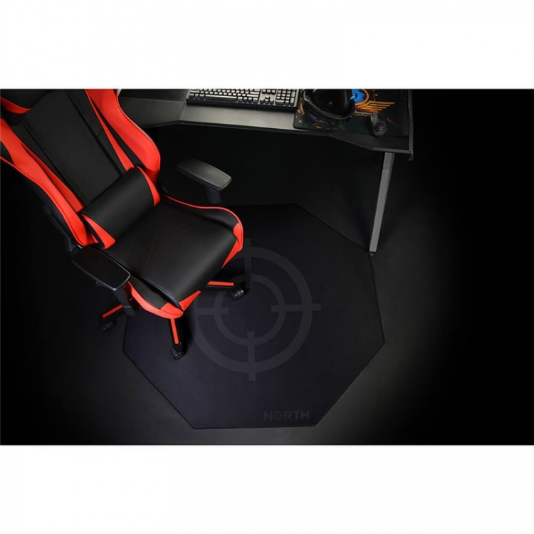North Floor Pad Pro Gaming 100x100 Black