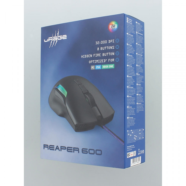 Urage Hiiri Gaming Reaper 600 Optinen 32000dpi Musta Urage Hiiri Gaming Reaper 600 Optinen 32000dpi Musta