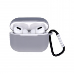 Airpods Pro Suojakotelo koukulla, harmaa