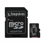 Kingston Canvas Select Plus - microSDXC 64GB, class 10, UHS-I, 100MB/s + adapter