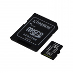 Kingston Canvas Select Plus - microSDXC 64GB, class 10, UHS-I, 100MB/s + adapter