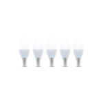 LED-lamppu E14, C37, 3W, 230V, 4500K 5-pack, valkoinen neutraali LED-lamppu E14, C37, 3W, 230V, 4500K 5-pack, valkoinen neutraali
