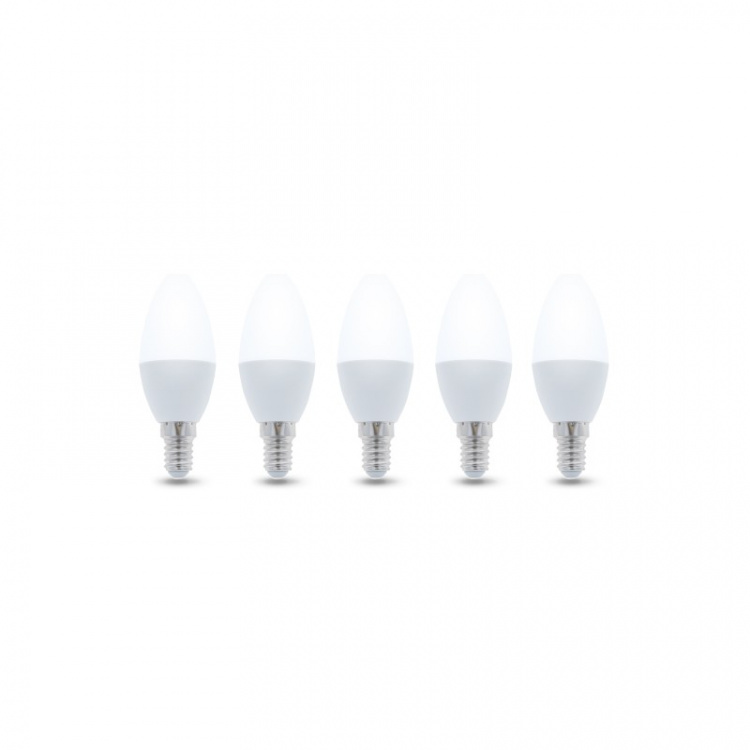 LED-lamppu E14, C37, 3W, 230V, 4500K 5-pack, valkoinen neutraali LED-lamppu E14, C37, 3W, 230V, 4500K 5-pack, valkoinen neutraali
