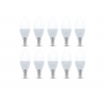 LED-lamppu E14, C37, 3W, 230V, 4500K 10-pack, valkoinen neutraali LED-lamppu E14, C37, 3W, 230V, 4500K 10-pack, valkoinen neutraali