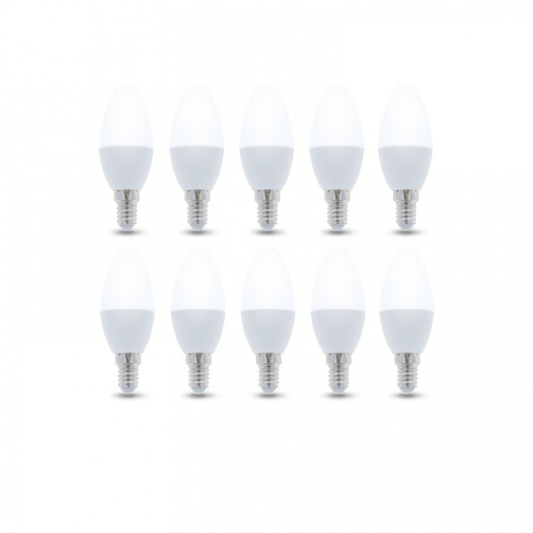 LED-lamppu E14, C37, 3W, 230V, 4500K 10-pack, valkoinen neutraali LED-lamppu E14, C37, 3W, 230V, 4500K 10-pack, valkoinen neutraali