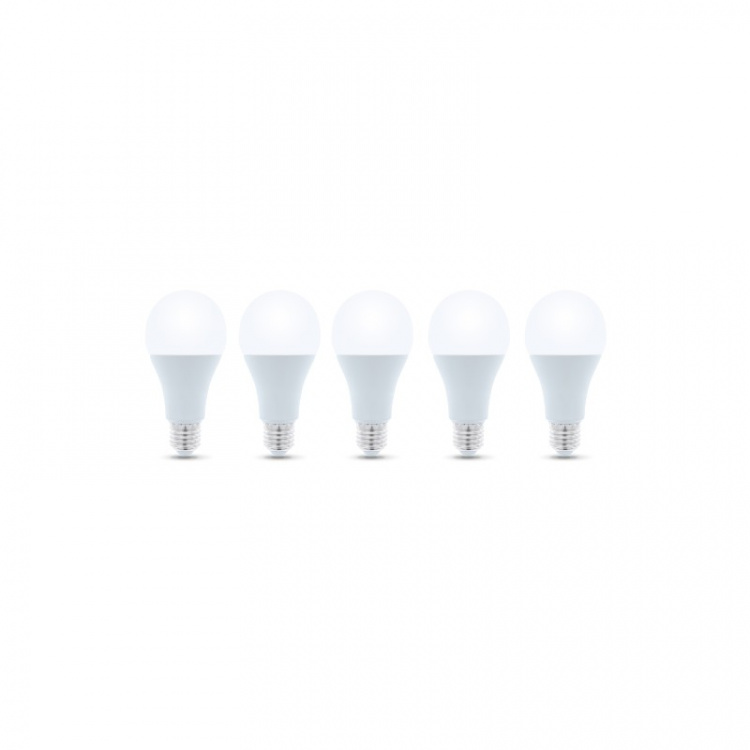 LED-lamppu E27, A65, 15W, 230V, 6000K 5-pack, viileä valkoinen LED-lamppu E27, A65, 15W, 230V, 6000K 5-pack, viileä valkoinen