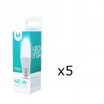 LED-lamppu E27, A65, 18W, 230V, 3000K 5-pack, Lämmin valkoinen LED-lamppu E27, A65, 18W, 230V, 3000K 5-pack, Lämmin valkoinen
