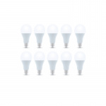 LED-lamppu E27, A65, 18W, 230V, 4500K 10-pack, valkoinen neutraali