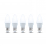 LED-lamppu E27, 3W, 230V, 3000K, 5-pack, lämmin valkoinen