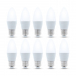 LED-lamppu E27, 3W, 230V, 3000K, 10-pack, Lämmin valkoinen